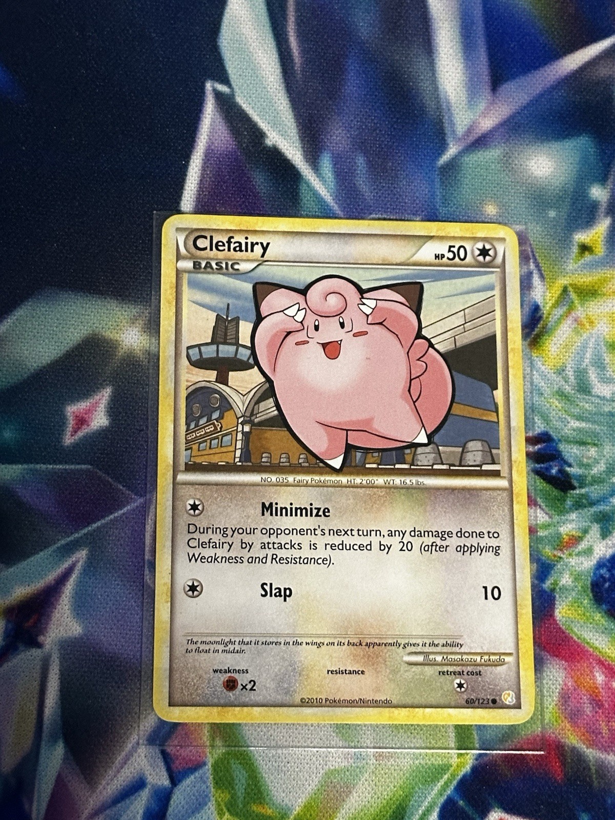 CLEFAIRY - 60/123 - HeartGold SoulSilver HGSS - Pokemon Card - LP