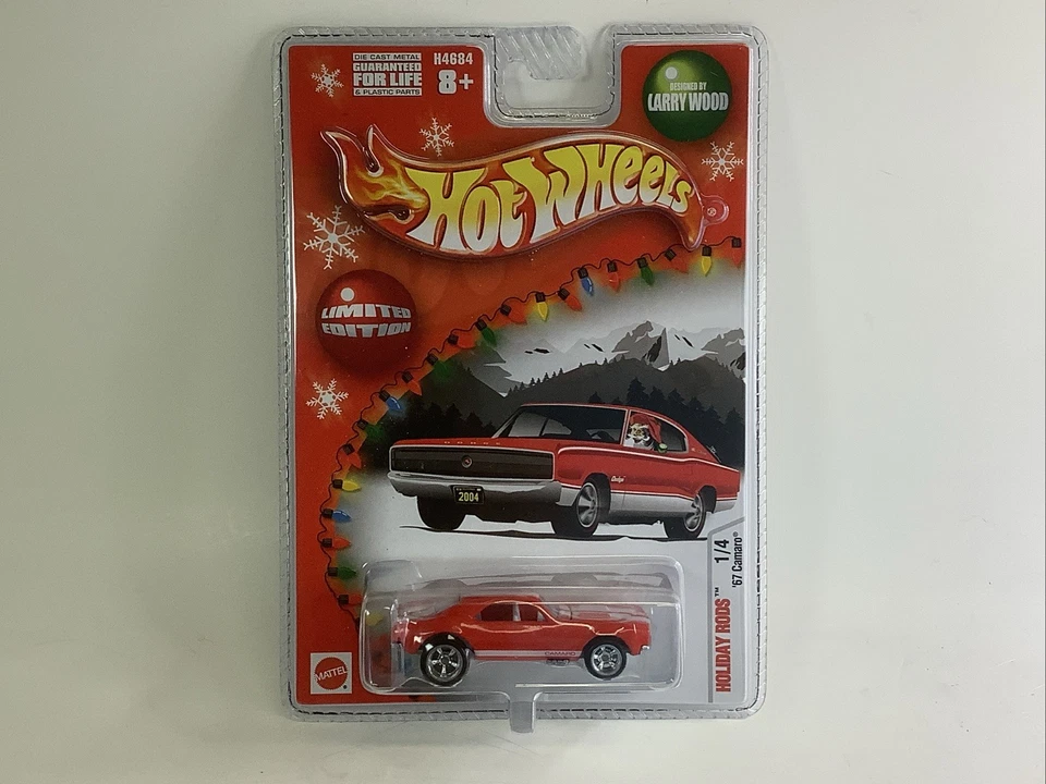 Juego completo de 4 camaro Hot Wheels Larry Wood Holiday Rods '67 Foto 2 de 4