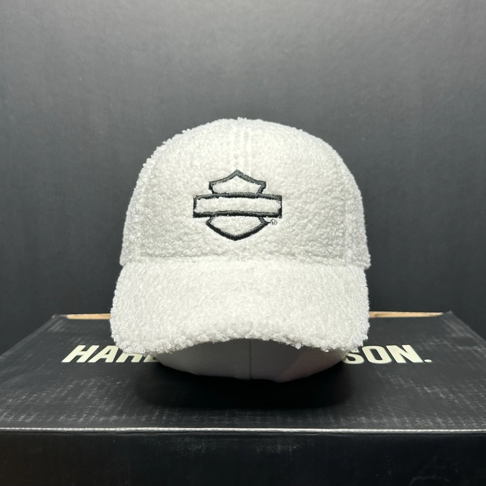 Harley-Davidson Women’s Open Bar & Shield Sherpa Adjustable Hat