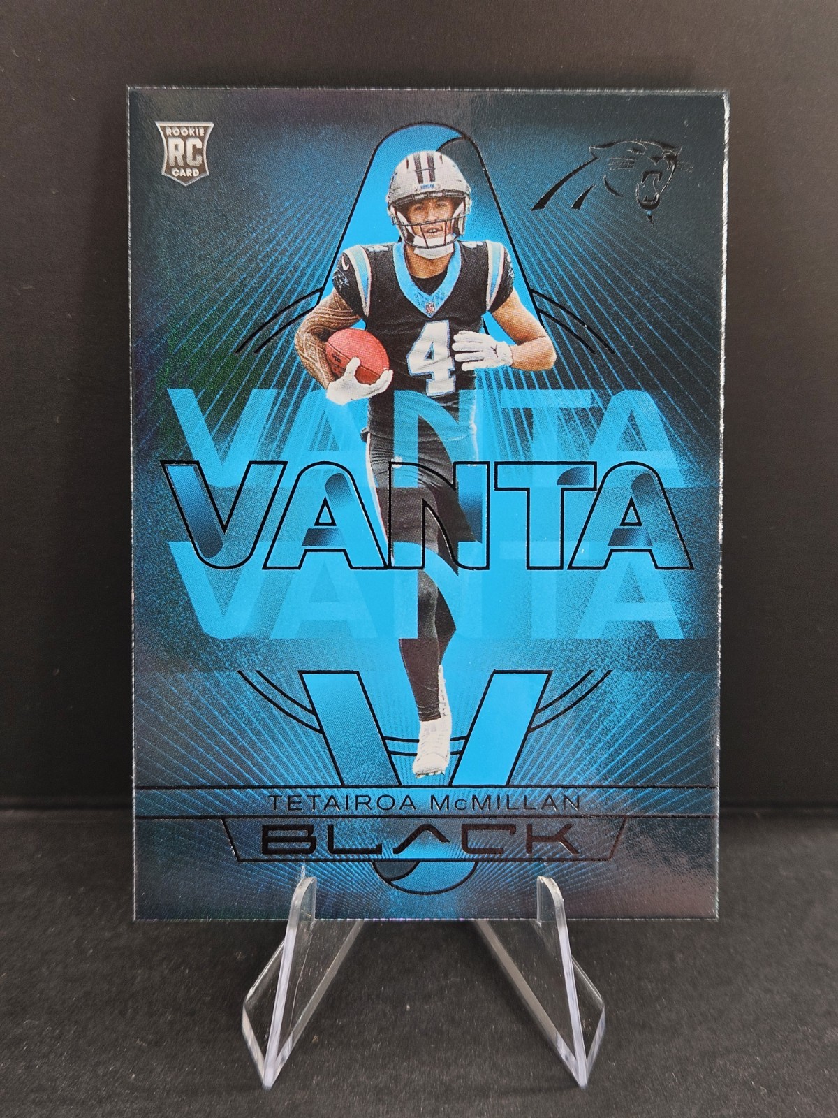2025 Panini Black Case Hit SSP VANTA Tetairoa McMillan Rookie RC Panthers