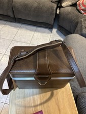 Vintage Exceptionally Made Thick Leather Camera Case Bag. Great condition.