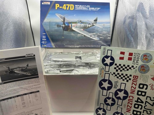 2014 Kinetic Model 1/24 Republic 47D Thunderbolt Bubbletop K3207 Sealed Bags DS - Picture 8 of 8