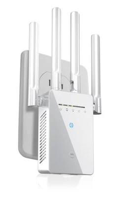 2026 New WiFi Extender Signal Booster, 14770 Sq.Ft Booster glossy white - Image 1 of 4