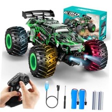 Remote Control Car for Boys 4-7, Rechargeable Rc Cars, All-Terrain Dark Green