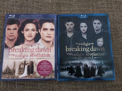 The Twilight Saga: Breaking Dawn Part 1 & Part 2 Blu-ray Set (Brand New / Sealed