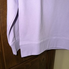 alo yoga accolade crew neck pullover light purple size large brand new