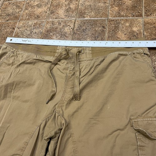 Pantalones Cortos Southpole Para Hombres 6XB GRANDES Marrón Caqui Carga Cintura Elastizada De Colección Y2K Retro - Imagen 8 de 13
