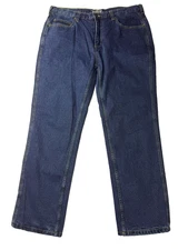 Guide Gear Flannel Lined Men's Jeans Medium Wash 40 x 34 workwear Insulated NEW