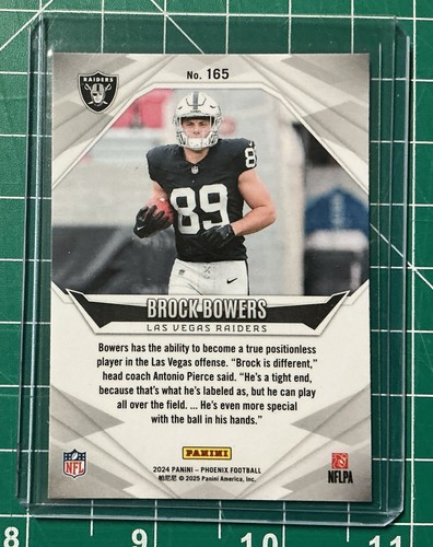 2024 Phoenix Football Purple Fade Brock Bowers RC La Raiders 6 Card Lot - Picture 2 of 12