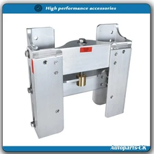 Silver Aluminum Adjustable 4'' Jack Plate Tool for Outboard Boat, JPL4400