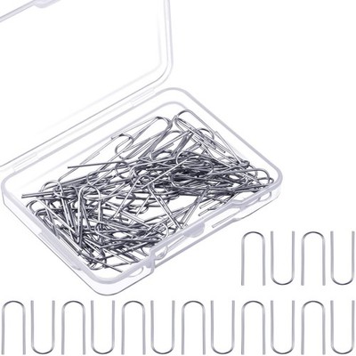 100 Pcs High Temperature Nichrome Wire Jump Rings 21 Gauge with Plastic