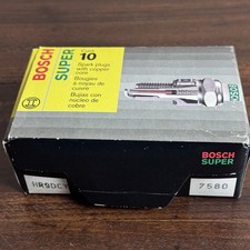 10 NOS New Bosch Super HR9DCY 7580 Copper Core Spark Plugs Made In Germany