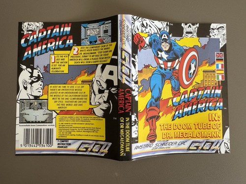 Jeu Captain America Amstrad CPC 6128 664 Disk GO! - Bild 11 von 12