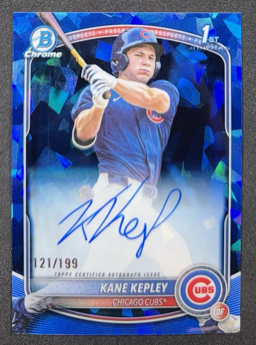 2025 BOWMAN DRAFT SAPPHIRE KANE KEPLEY 1ST AUTO /199 CUBS | eBay