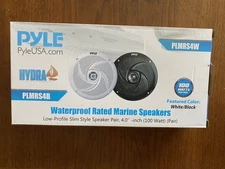 Pyle PLMRS4B Waterproof Related Marine Speakers (2 speakers per box)