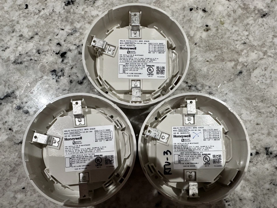 Lote de 3 - Cabezales de humo Silent Knight SD505-PHOTO SD Protocolo Hochiki Foto 2 de 2