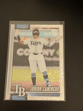 2026 Topps Series 1 Celebration Confetti Junior Caminero Tampa Bay Rays #328