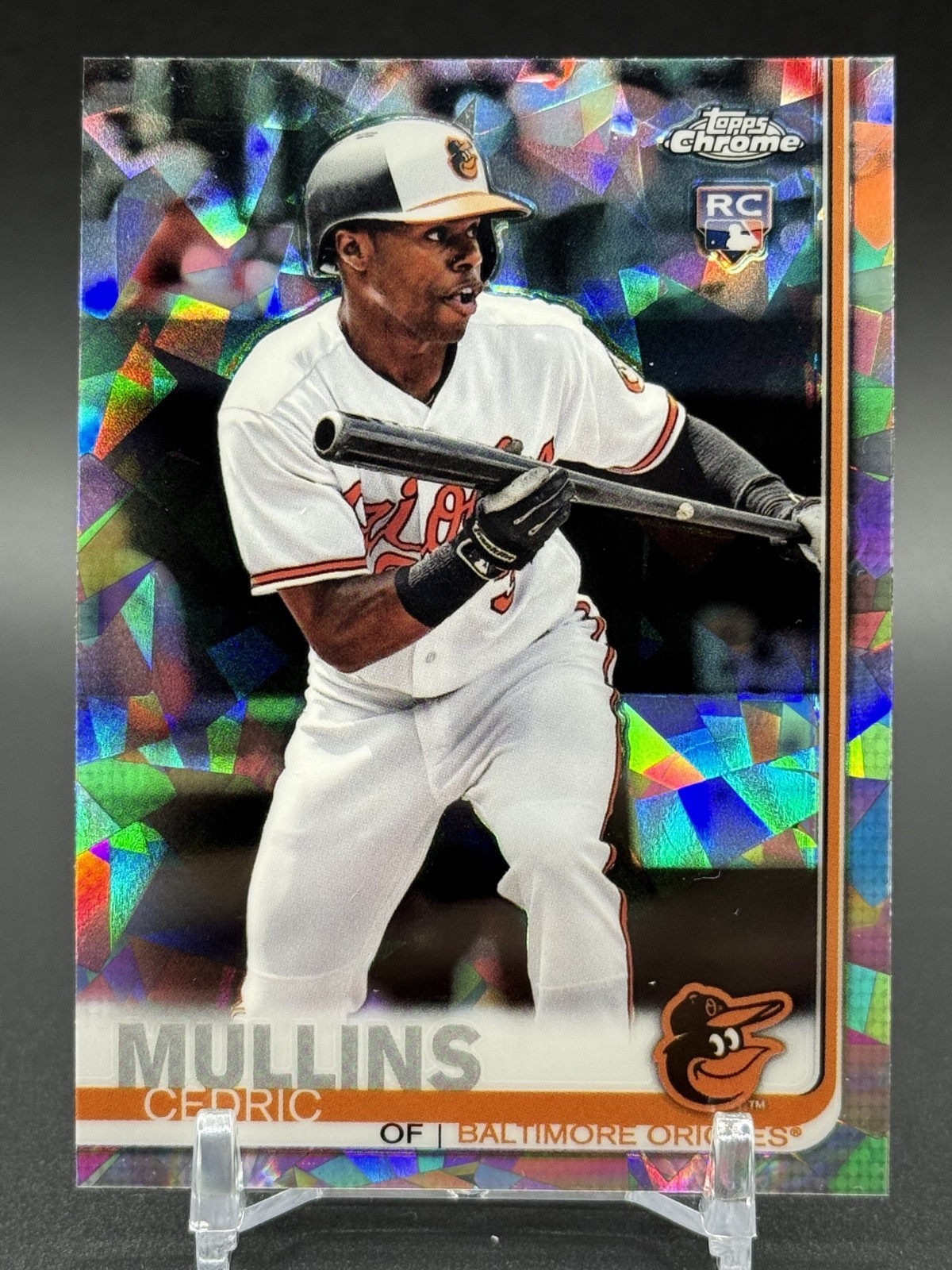 2019 Topps Chrome Sapphire CEDRIC MULLINS Rookie Refractor #318 Orioles