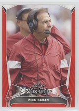 2023 Leaf Draft Red Nick Saban #26 0r2s