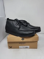 Sperry Moc-Sider Chukka Black Men's Boots Size 13M New