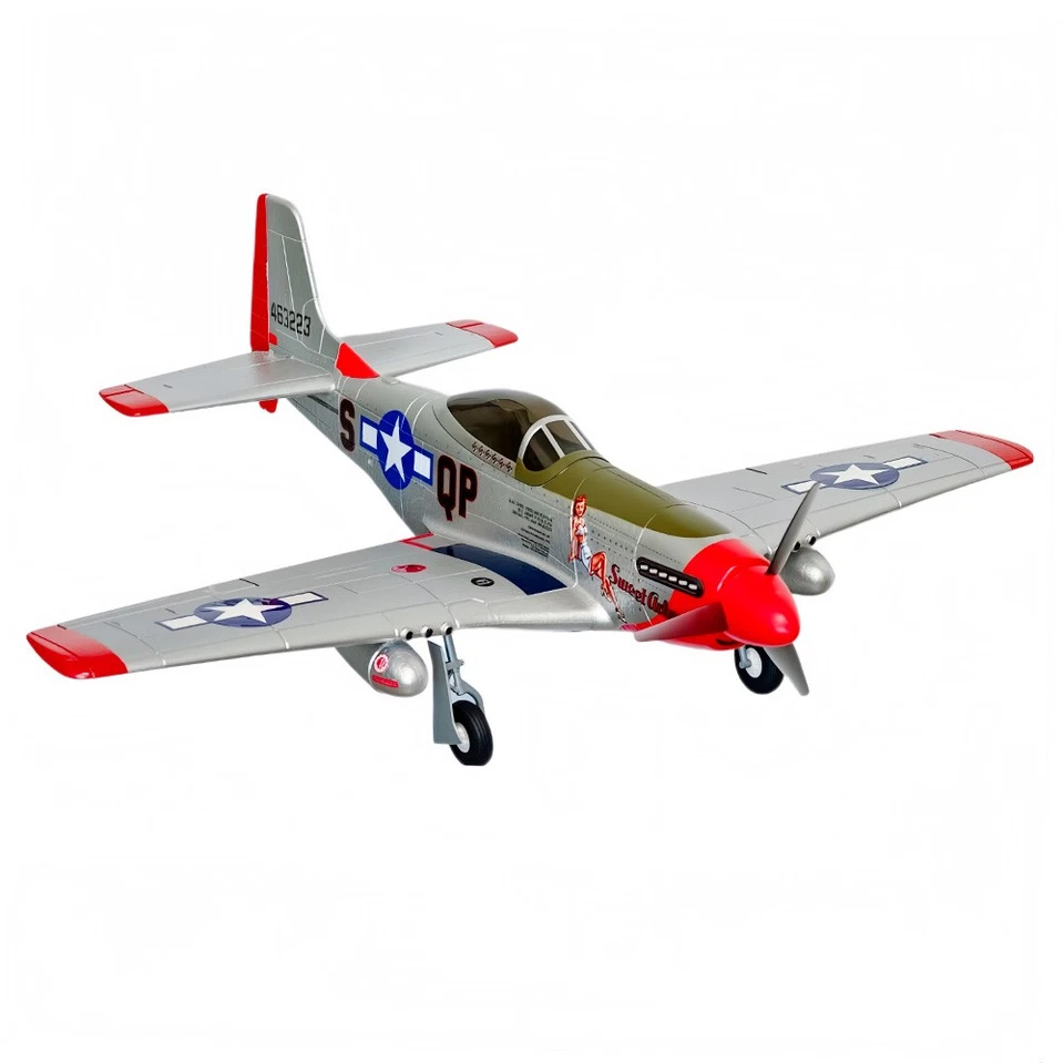 9IMOD P-51D RC Plane 10CH Brushless 1/16 6-Axis Gyro 3D Remote Control Airplane - Image 3 of 4