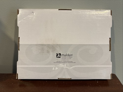 Malden Brushed Steel Godparents Picture Frame 4X6 New In Box. - Picture 5 of 6