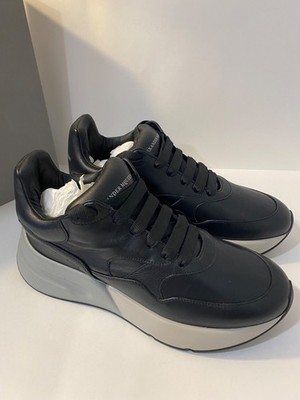 Alexander Mcqueen Mens Sneakers Black Sz 40 New