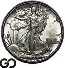 1942 Walking Liberty Half Dollar, Choice BU++