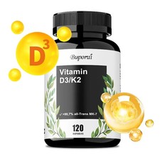 Vitamin D3 K2 120pcs - for Mood, Helps Bone and Heart Health,Relieve Joint …