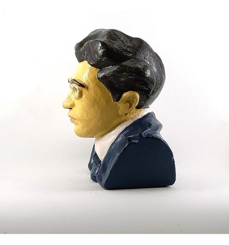 Handmade ANTONIO GRAMSCI BUST Sculpture -- Statue Marxist Figure Marx philosophy - Picture 3 of 4