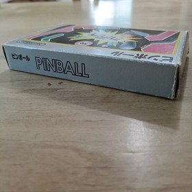 [FC] Pinball Silver Box with box theory Famicom *Inner box missing
