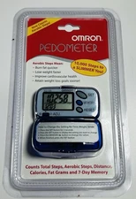 omron pedometer hj105 counts aerobic steps