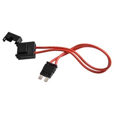 Automotive ACC Fuse Box with Red Black Housing for 1A to 20A M Type Fuses