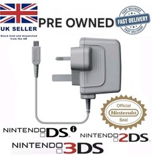 Official Nintendo WAP-002(UKV) Power Supply Charger For DSI  3DS  2DS  XL MODELS