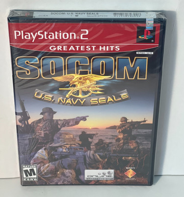 SOCOM U.S. Navy SEALs Greatest Hits (Sony PlayStation 2, 2003) New PS2
