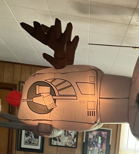 Star Wars Inflatable At-At Walker Reindeer Yard Ornament 8.5ft Rare Works - Picture 7 of 7