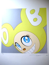 TAKASHI MURAKAMI: LITHOGRAPHIE LIMITIERT, SIGNIERT, NUMMERIERT 50x65cm