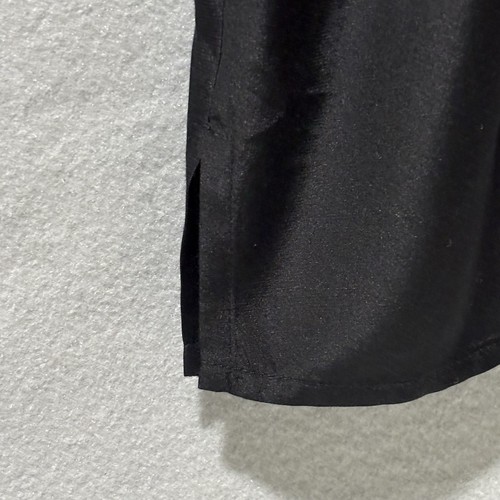 JOSEPHINE CHAUS Blouse Women 6 Black Silk Blend Collared Long Sleeve Crop Wrap - Picture 4 of 19