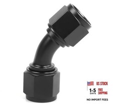 YXT 6AN Female to 6AN Female 45 Degree Swivel Coupler Fitting Adapter 45 degree