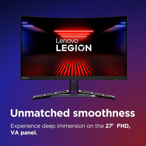 Lenovo Legion R27fc-30 27" FHD Curved 280Hz Gaming Monitor - 第 3/4 張圖片