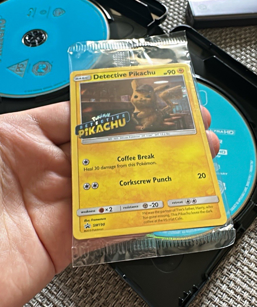Pokémon TCG Detective Pikachu Promo sealed SM190