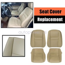 For 2007 2008 2009-2011 Honda Crv Cr-v Front Bottom Back Seat Cover Beige Tan