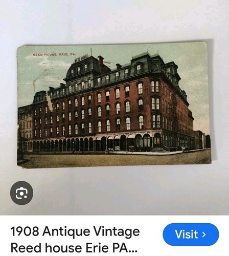 Farmacia Fischer Reed House rara de Erie Pennsylvania medicina de lujo en relieve - Imagen 9 de 9