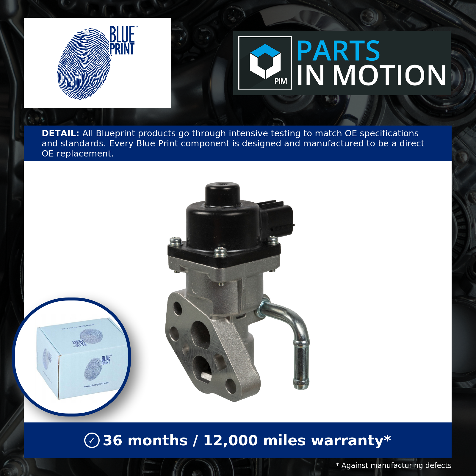 EGR Valve fits VOLVO V50 545 1.8 2.0 04 to 12 Blue Print 30757402 31251243 New - Image 20