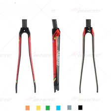Forcella rigida 700C freno cerchio bici strada fibra di carbonio completa parti ciclismo forcella rigida