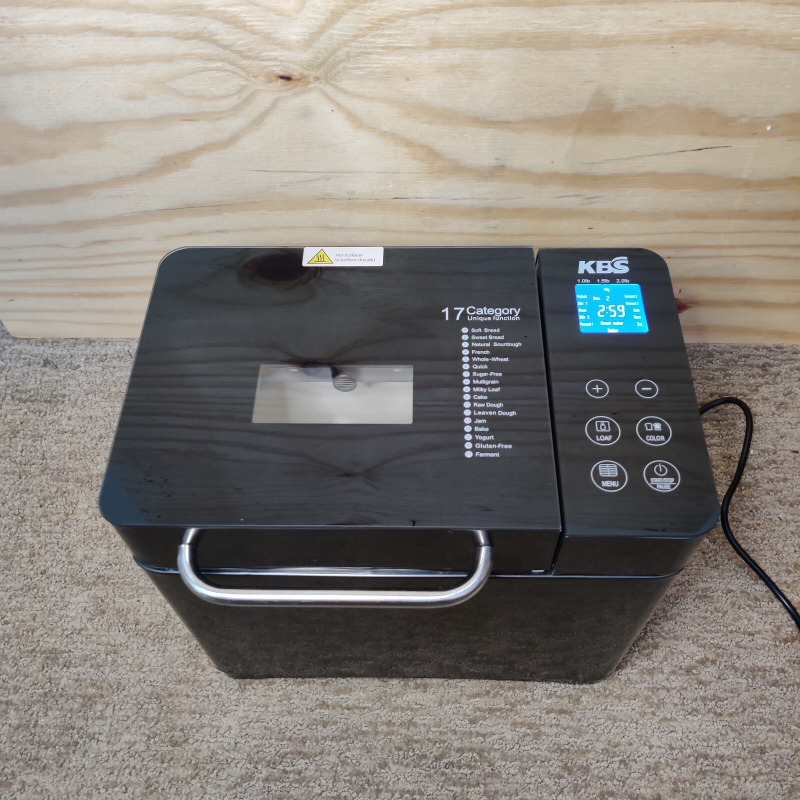 With Dual Heaters - Black  New Without Box