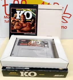 SUPER NINTENDO NES GEORGE FOREMAN'S KO BOXING  NINTENDO