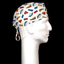 Superman Theme Scrub Hat