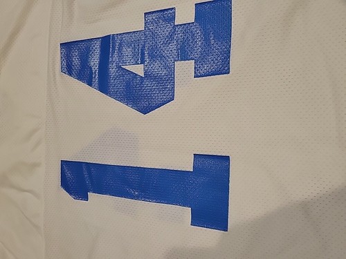 RARE VINTAGE 1999 DETROIT LIONS GAME ISSUED FOOTBALL JERSEY #14 Size 46 - Picture 7 of 8