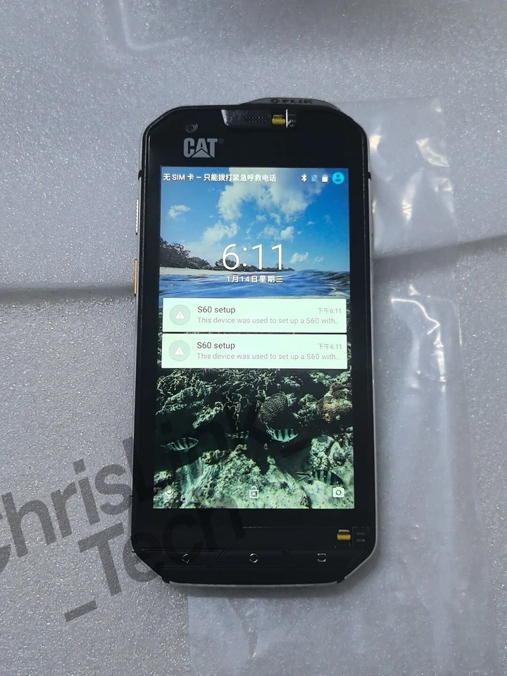 CAT S60 Rugged Waterproof 32GB Smartphone with Integrated FLIR Thermal Camera - Image 3 of 4